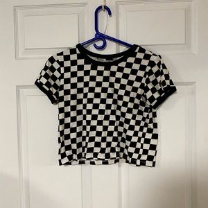 Checkered tee
